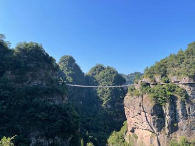 新昌-群峰间的高空索桥_2