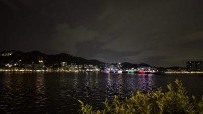 潮州-夜晚江对岸的灯火_3