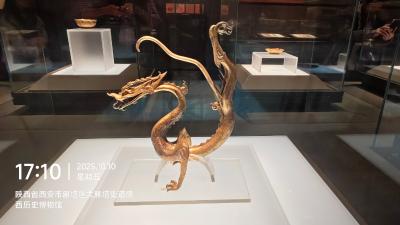 西安-鎏金铜龙展品