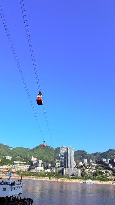 重庆-长江索道缆车